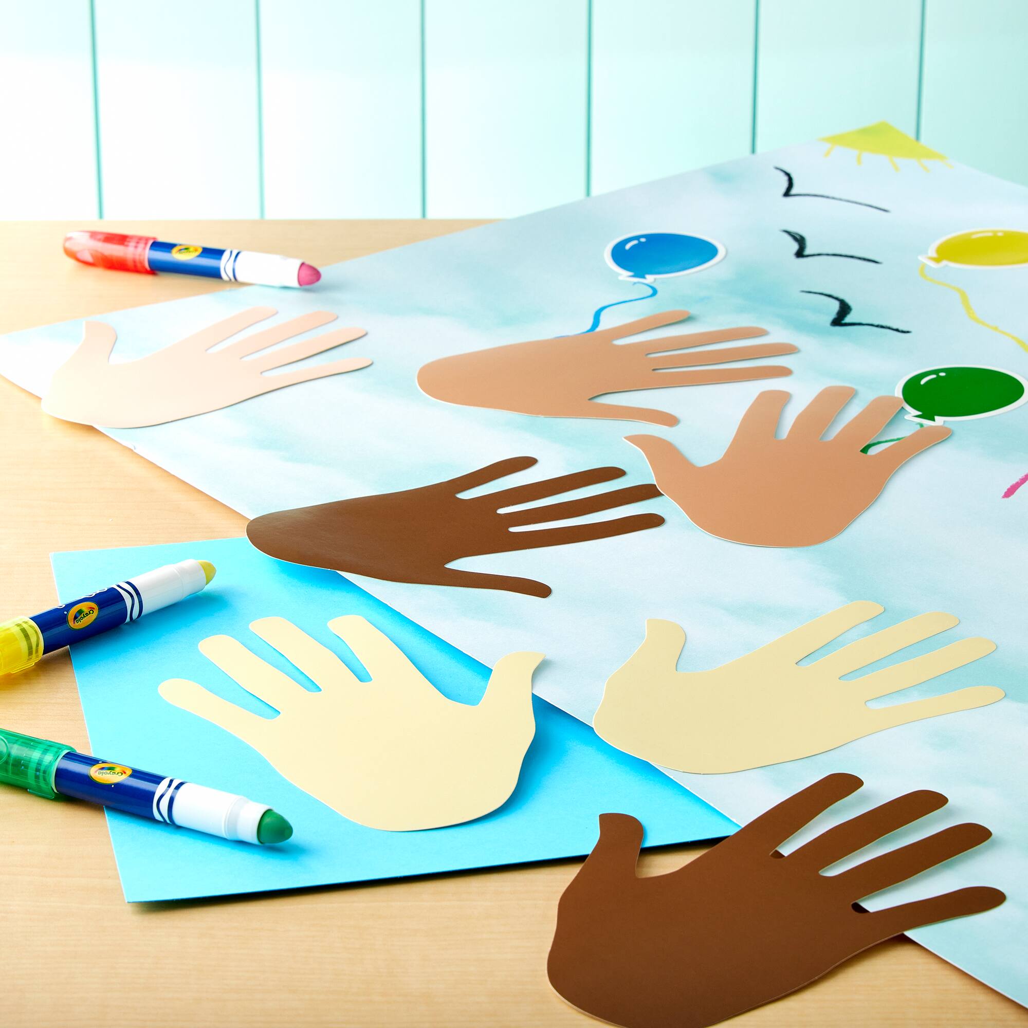 Die Cut Hand Accents, 16ct. by B2C®